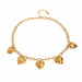 18K gold chain with heart - shaped design high - end necklace - PetPoy Shop