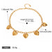 18K gold chain with heart - shaped design high - end necklace - PetPoy Shop