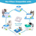 8 - Pack Cat Water Fountain Filter, Replacement Fountain Filters for Square 84Oz/2.5L Automatic Pet Fountain Cat Water Fountain - PetPoy Shop