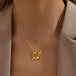 Cat - shaped hollow necklace with customizable name design, light luxury and unique necklace - PetPoy Shop