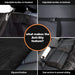 Dog Seat Cover, Waterproof Pet Car Seat Covers, Dogs Front Seat, Nonslip Heavy Duty Durable Scratch - Proof Car Seat Protector with Side Flaps, Fit Most Cars Suvs Trucks, Single - PetPoy Shop