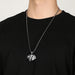 Elephant shape design trendy personality men's necklace - PetPoy Shop