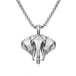 Elephant shape design trendy personality men's necklace - PetPoy Shop