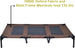 Elevated Pet Cot with Canopy, Portable Raised Pet Cot for Camping or Beach, Removable Canopy, Durable 1680D Oxford Fabric Raised Mesh Cot, Breathable Cooling Outdoor Dog Bed (Large, Brown) - PetPoy Shop