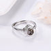 Fashionable and simple four - leaf clover projection ring - PetPoy Shop