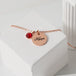 S925 Silver Light luxury fashion medal with birthstone can be customized name design all - match bracelet - PetPoy Shop