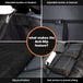 Dog Seat Cover, Waterproof Pet Car Seat Covers, Dogs Front Seat, Nonslip Heavy Duty Durable Scratch-Proof Car Seat Protector with Side Flaps, Fit Most Cars Suvs Trucks, Single