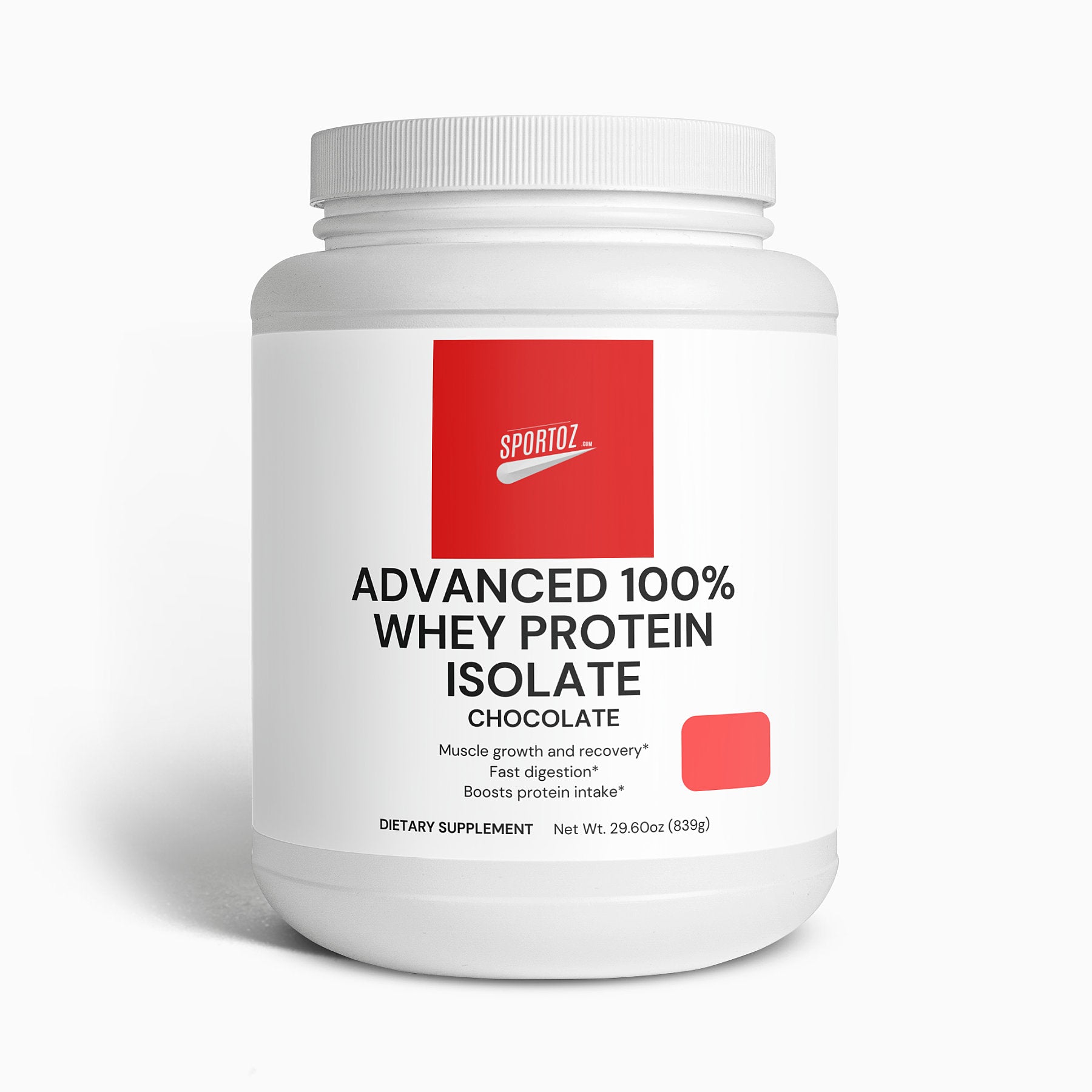 Advanced 100% whey protein isolate...
