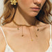 18K Gold Bow Tassel Design Luxury Necklace - PetPoy Shop