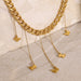 18K Gold Bow Tassel Design Luxury Necklace - PetPoy Shop