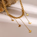 18K Gold Bow Tassel Design Luxury Necklace - PetPoy Shop