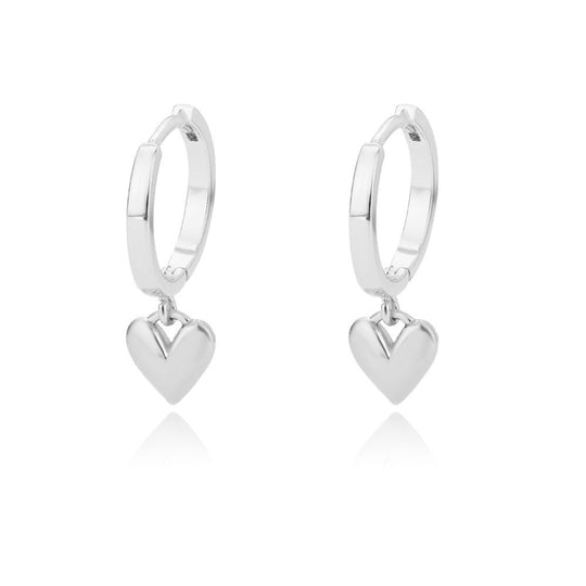 18K gold geometric inlaid gemstone design light luxury fashion earrings - PetPoy Shop