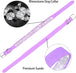 Rhinestone Dog Collar Soft Velvet Leather Cat Collars Cute Luxury Diamond Studded Bling Dog Collar Necklaces Adjustable Puppy Collar for Small Medium Large Dogs Cats Kitten (Purple,Xxs)