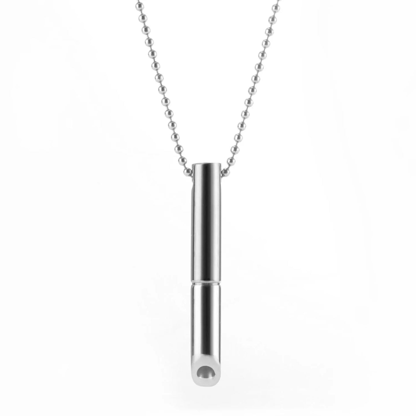 Stress Anxiety Necklace Mindfulness Breathing Tool Natural Calming Relief Chain Breathlace Necklaces Quit Smoking Anxiety Relief
