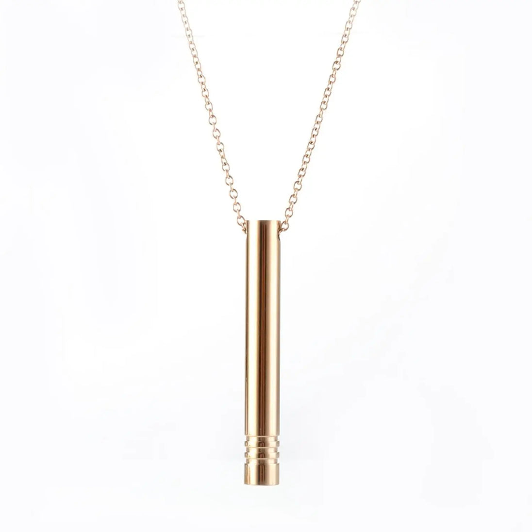 Stress Anxiety Necklace Mindfulness Breathing Tool Natural Calming Relief Chain Breathlace Necklaces Quit Smoking Anxiety Relief