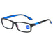 Reading Glasses Men Women Sports Anti-Blue Light Reading Eyewear Black Red TR90 Frame Presbyopia Eyeglasses +100 To+400 Glasses