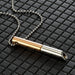 Stress Anxiety Necklace Mindfulness Breathing Tool Natural Calming Relief Chain Breathlace Necklaces Quit Smoking Anxiety Relief