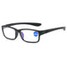 Reading Glasses Men Women Sports Anti-Blue Light Reading Eyewear Black Red TR90 Frame Presbyopia Eyeglasses +100 To+400 Glasses