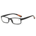 Reading Glasses Men Women Sports Anti-Blue Light Reading Eyewear Black Red TR90 Frame Presbyopia Eyeglasses +100 To+400 Glasses