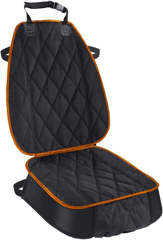 Dog Seat Cover, Waterproof Pet Car Seat Covers, Dogs Front Seat, Nonslip Heavy Duty Durable Scratch-Proof Car Seat Protector with Side Flaps, Fit Most Cars Suvs Trucks, Single