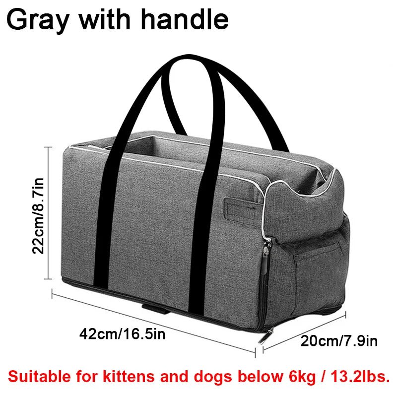 Portable Dog Cat Car Seat Travel Companionship Safety Pet Car Bed Transport Dog Carrier Protection House Cat Accessories - PetPoy Shop