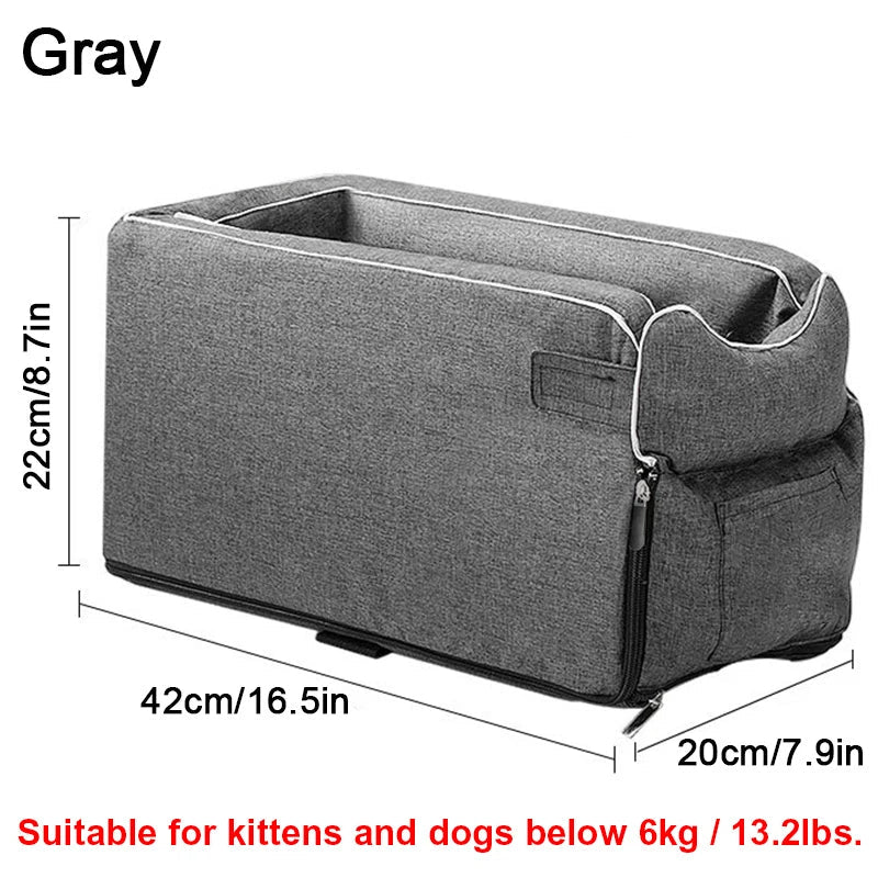 Portable Dog Cat Car Seat Travel Companionship Safety Pet Car Bed Transport Dog Carrier Protection House Cat Accessories - PetPoy Shop