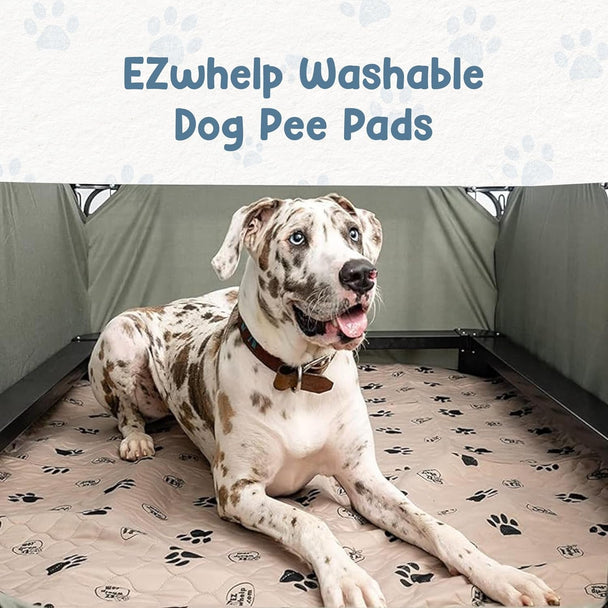 Reusable Dog Pee Pads, Washable Waterproof Mats for Potty Training or Whelping Pads, Puppy Pad with Rounded Corners, 24X36 Inch, 2 Pack - PetPoy Shop